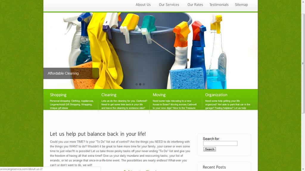 Custom WordPress website