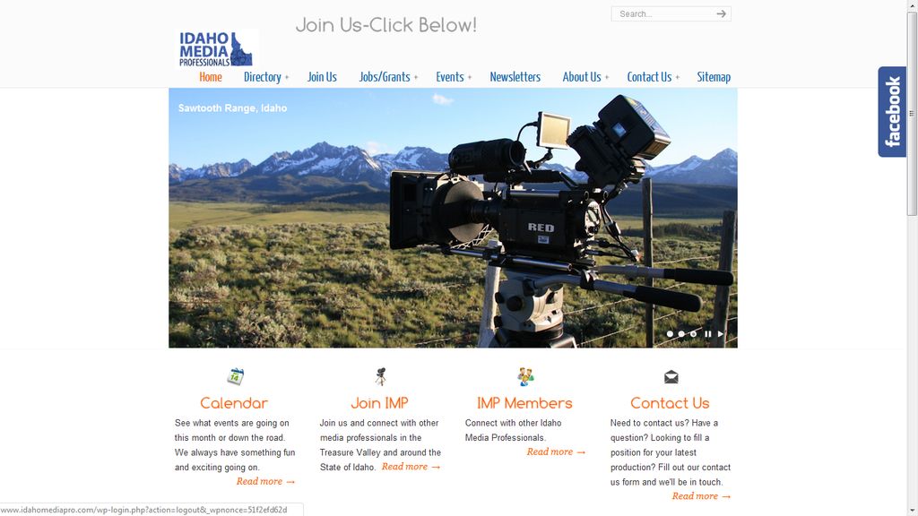 Custom WordPress website for Idaho Media Professio