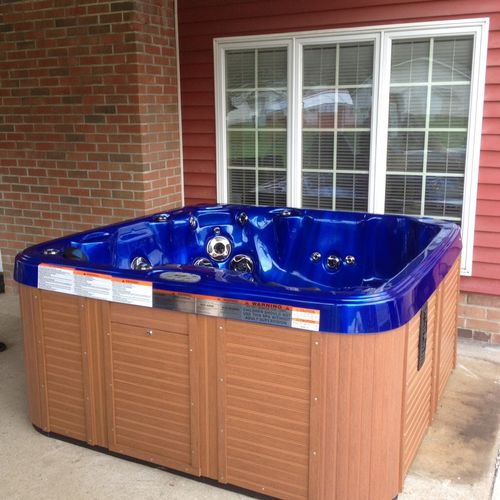 This is a spa that we sold to a customer that had 