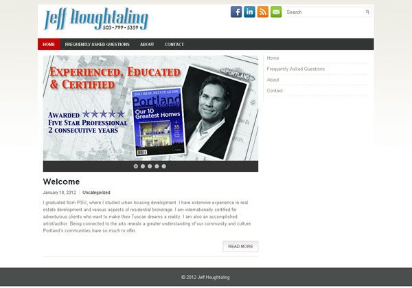WordPress Web Design - Realtor