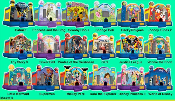 We have New England's largest selection of bounce 