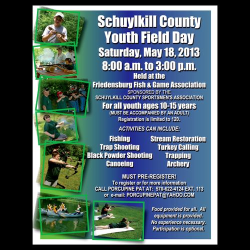 SCSA Youth Field Day Flyer 2013