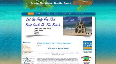 www.FamilyVacationsMyrtleBeach.com - Vacation info