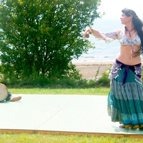 Belly Dancing at a special event along the coast i