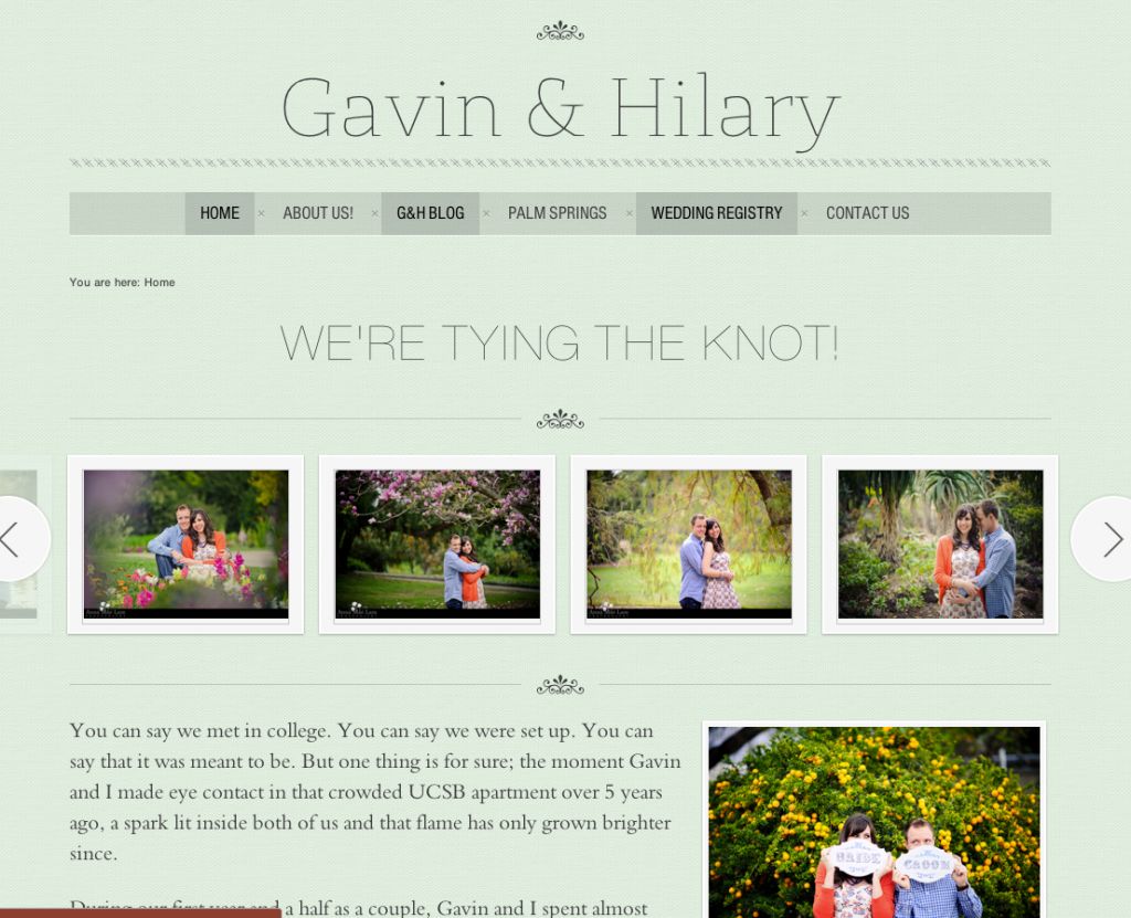 WEBSITES FOR COUPLES - Custom Websites for the pri
