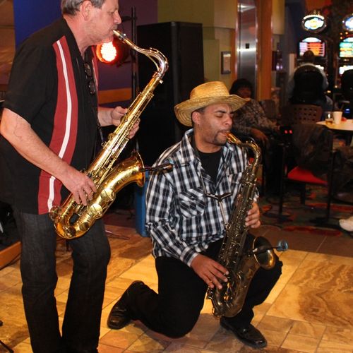 Moses Jones & Greg getting down at a casino in Law