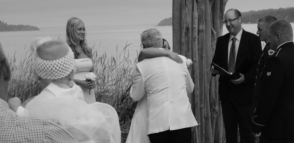 A special moment on the shores of Puget Sound. Bea