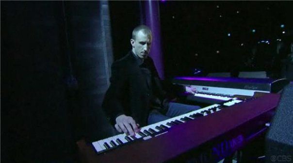 Performing on "The Late Show with David Letterman.