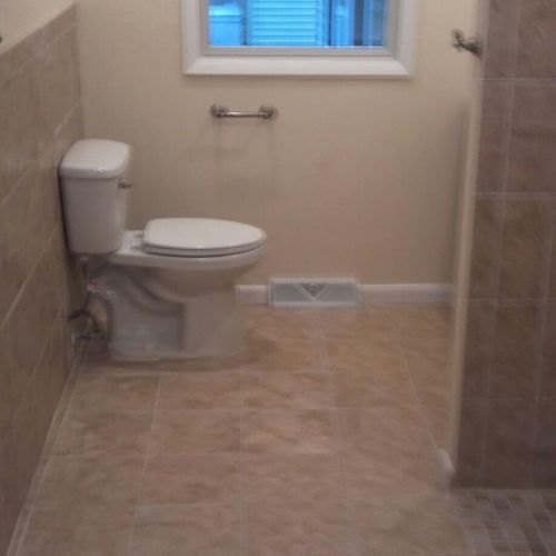 Bathroom remodeling - handicap accessible
