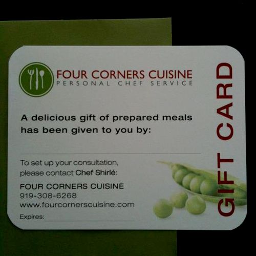 Gift certificates make a GREAT GIFT!