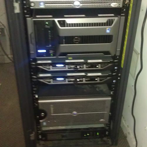 A RACK server system I installed and currently maintain. recently