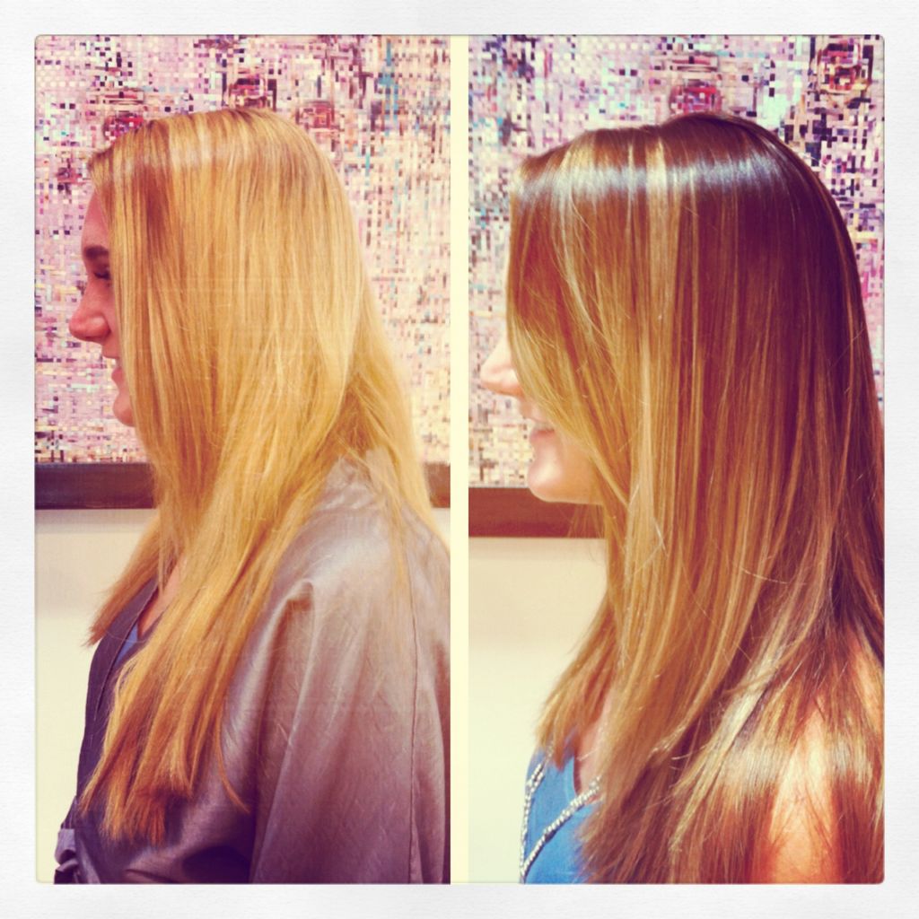 Blonde Before - OmbrÃ© After