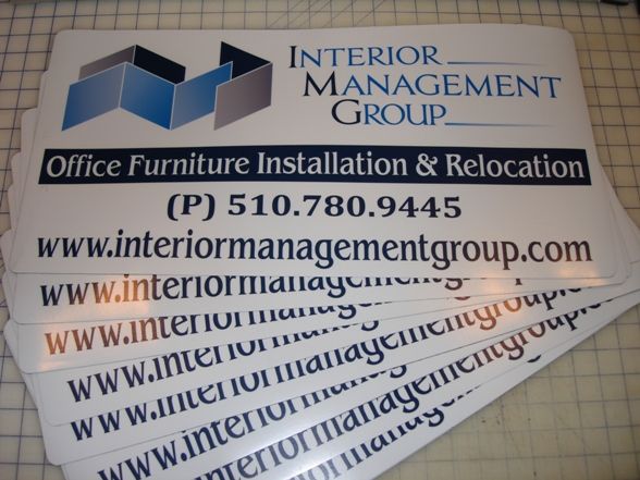 Interior Management Group vehicle magnets