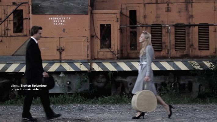still from the music video "Black Stars" by Broken