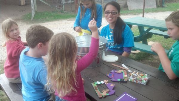 One of the many Craft Times at one of the several 
