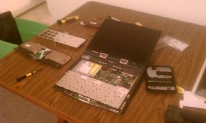 Laptop Repair in Progress
