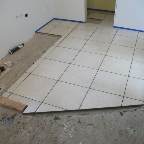 Properly layed-out tile.
