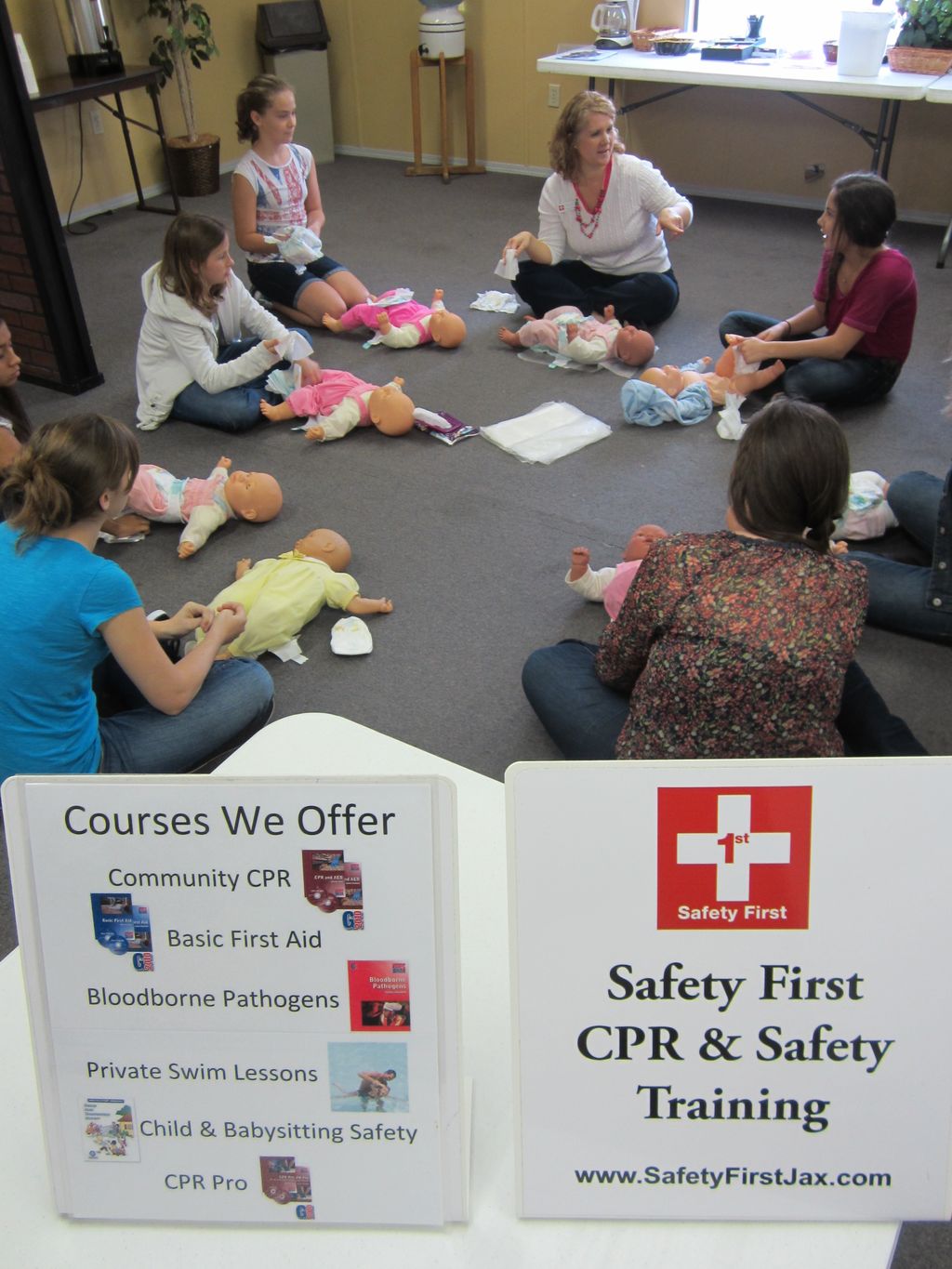 Learning how to change diapers in our Child & Baby