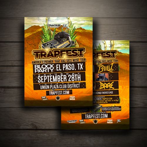 Event flyer design