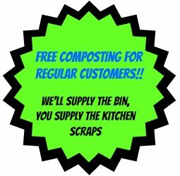 Free Composting for our recurring customers!
