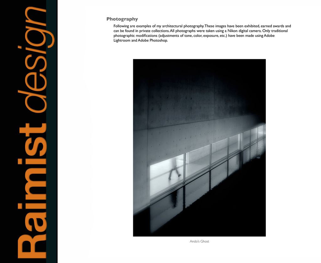 Architectural photography.
