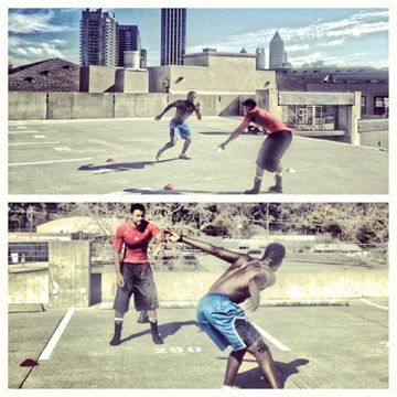Cross Fit Training soccer superstar Kouami D'almei