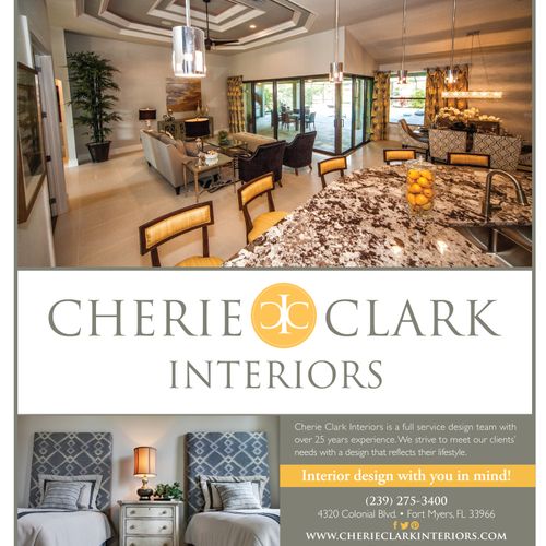 Cherie Clark Interiors Print Ad