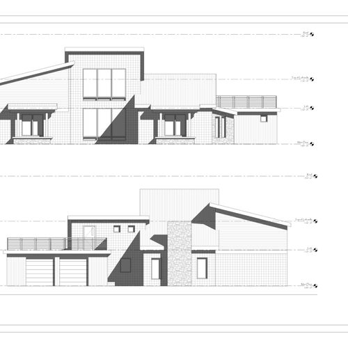 Burke & Macksoud Residence Schematic Design, slate