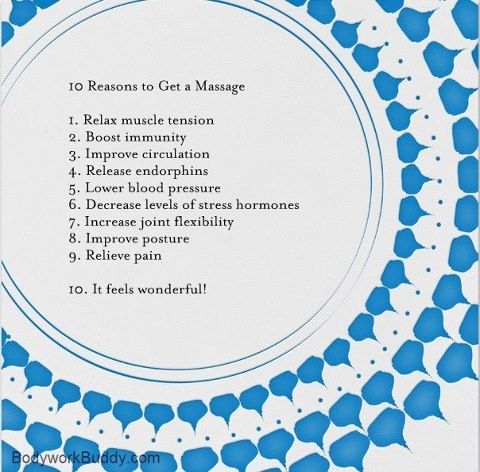 Top 10 Reasons to Get a Massage