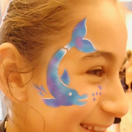 Airbrush Dancin Dolphin