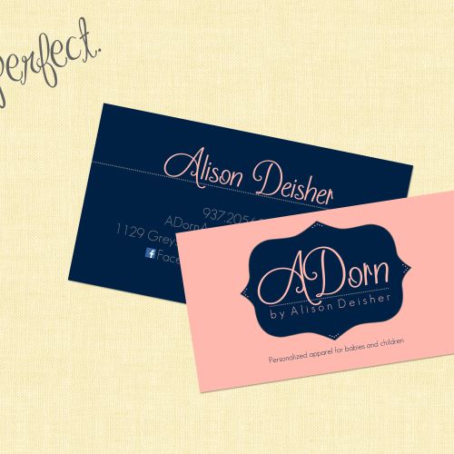 Custom logo and business card design