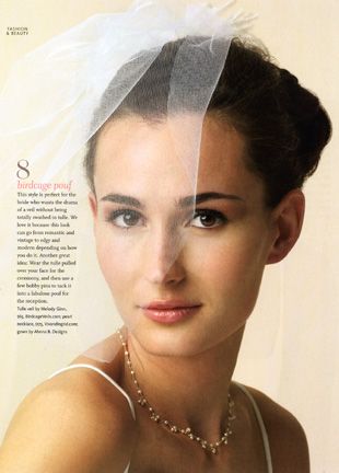 The Knot magazine.
Makeup