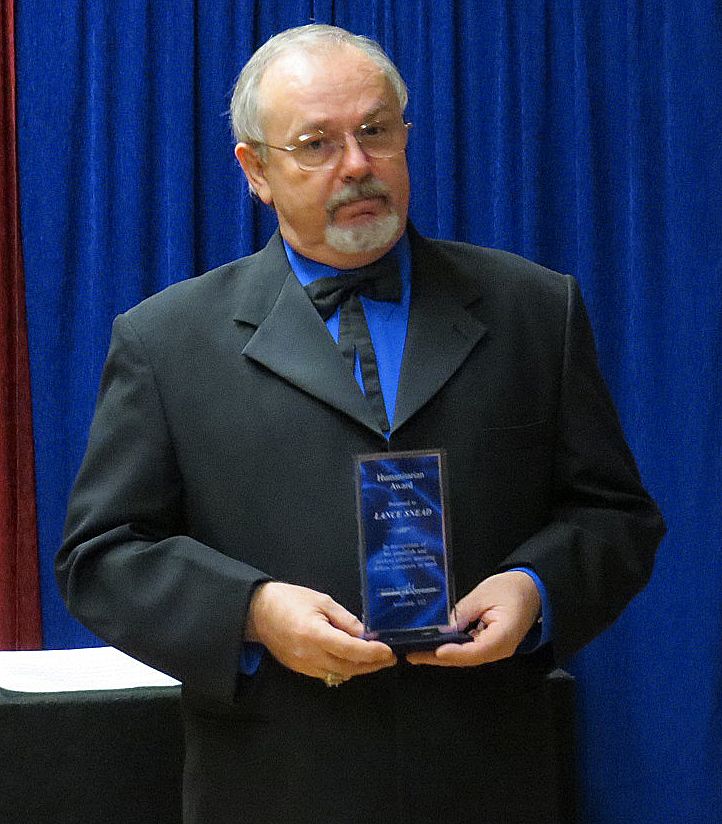 1st ever Humanitarian award presented by The Socie