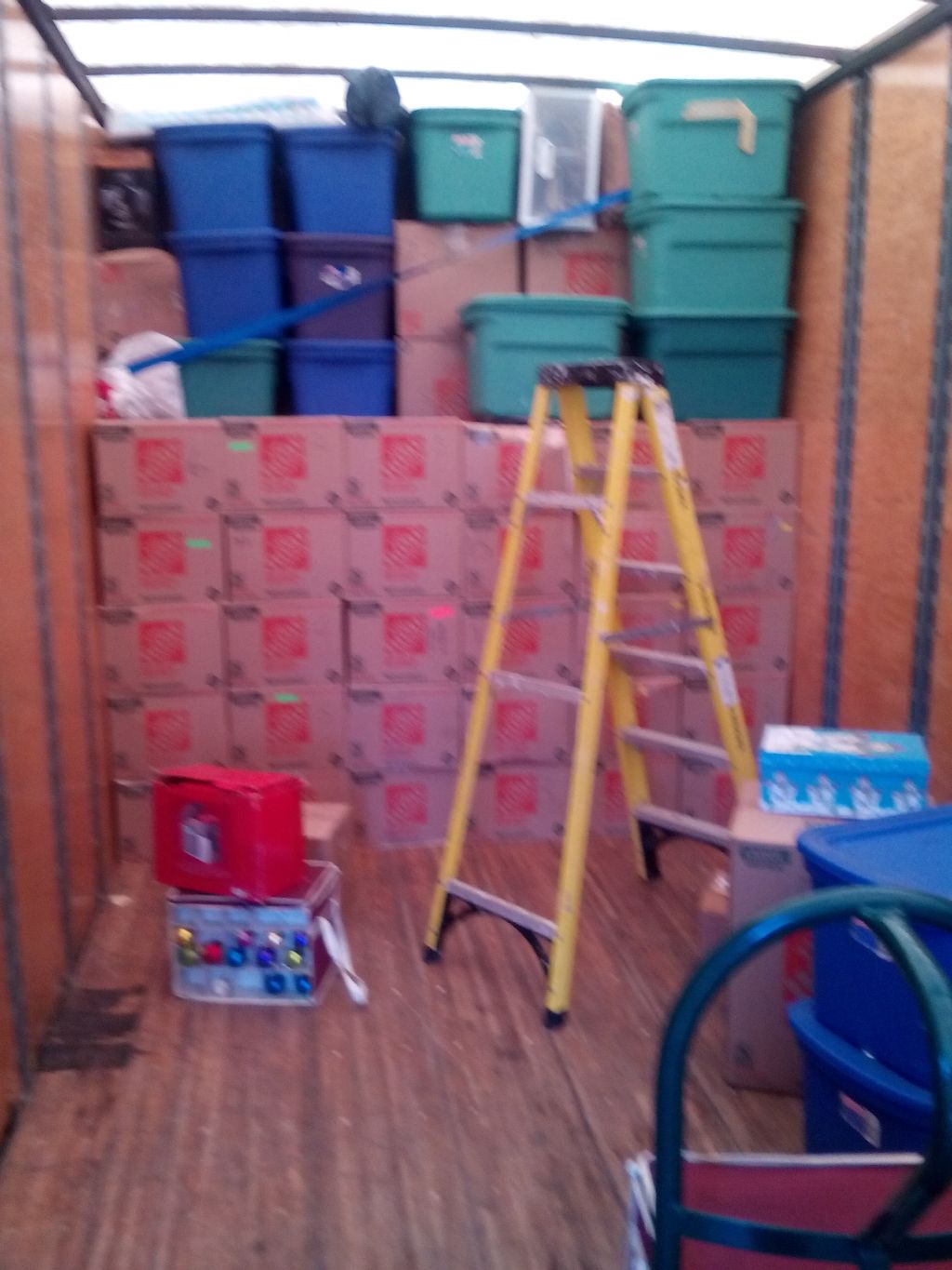 Loading up.