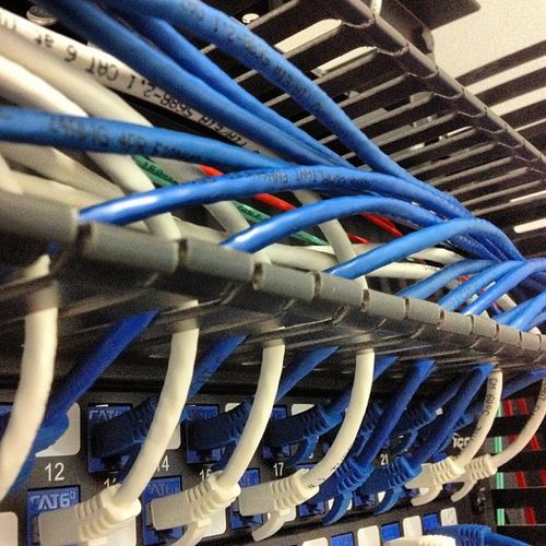 Actual cabling I've done. Not a stock photo.