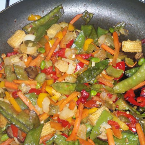 Yummy and healthy Stir Fry using Aminos instead of