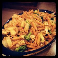 Chicken and Pasta prepared from one of the Freezer