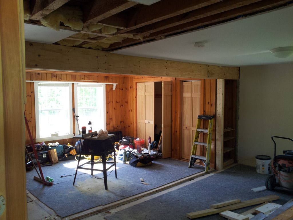 This was the middle of a remodel. We transformed a