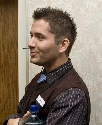 Getting ready for a church service in 2009. I've b