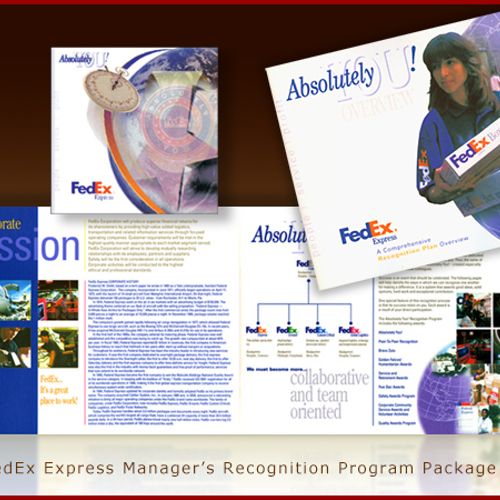 FedEx Express Manager Rewards Program: 16-page bro