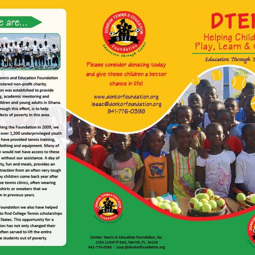 Donkor Tennis & Education Foundation
Brochure