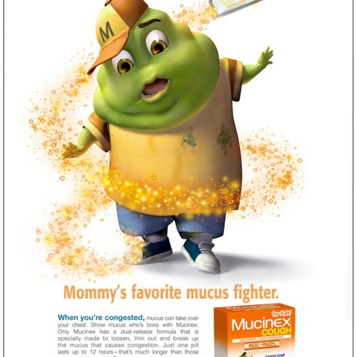 Print ad Mucinex Mini-Melts