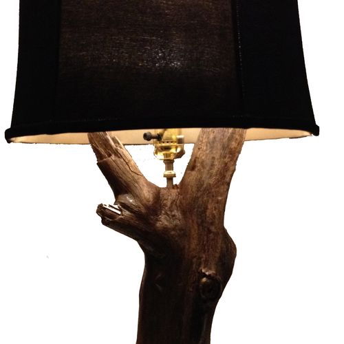 Driftwood Lamps: made from Hudson River driftwood