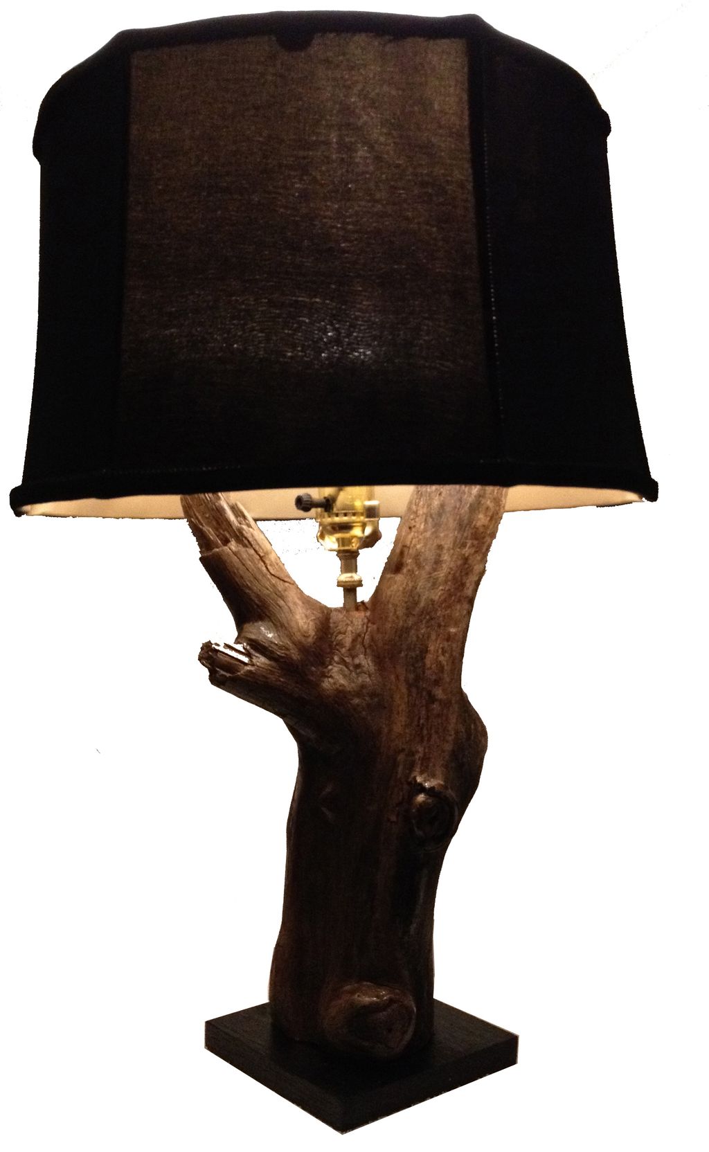 Driftwood Lamps: made from Hudson River driftwood
