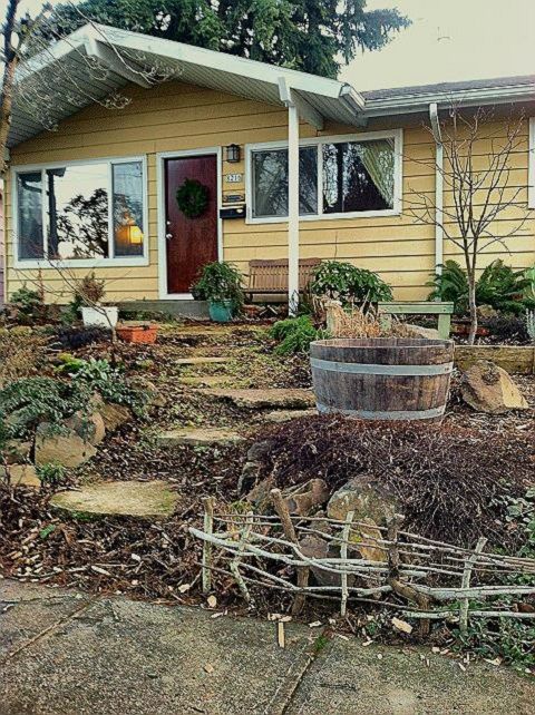 Landscaping - Steps, Paths, Planters, Plants, Rock