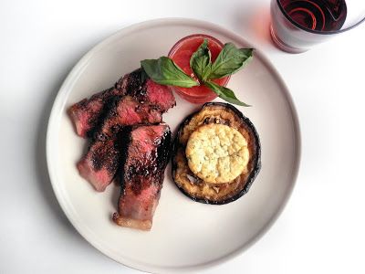 Grilled Steak with Balsamic Madeira Reduction with