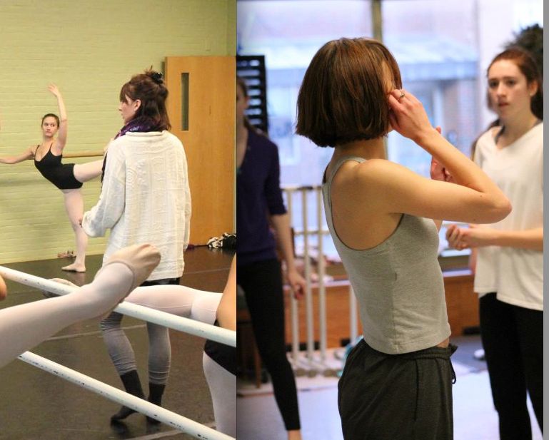 Teaching at Lebanon Ballet School, NH.