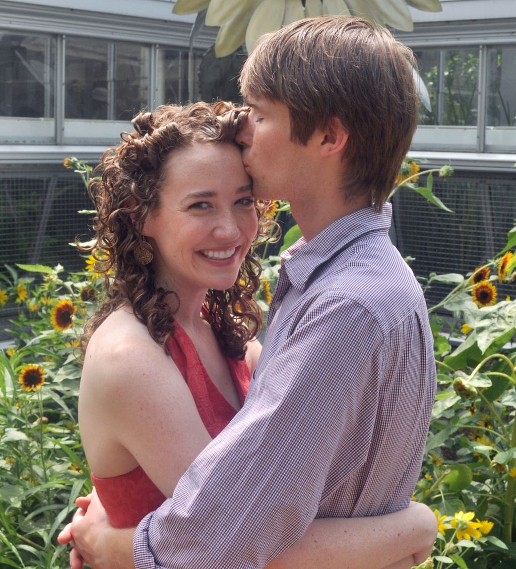 Love in the Sunflower garden!