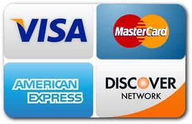 We accept all forms of payments
