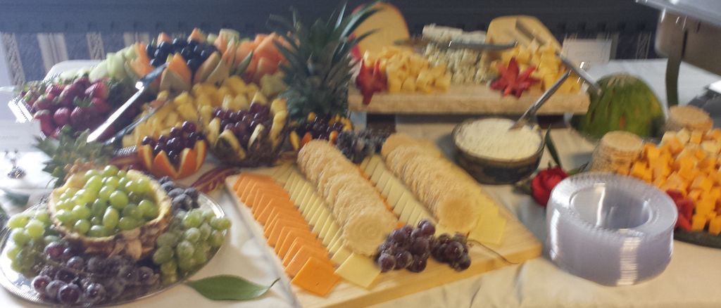 Fruit and Cheese display for Brown/Daugherty Weddi